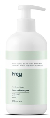 FREY Natural Liquid Fabric Softener & Conditioner | Laundry Softener for Clothing | Works In All Machines + HE | Powered by Natural Ingredients (2-pack, Bergamot Beach) 15.2 Fl Oz (Pack of 2)