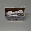 Wii Remote Battery Charger(Free USB Wall Charger+Lengthened Cord) Dual Charging Station Dock with Two Rechargeable Capacity Increased Batteries for Wii U Game Remote Controller (White)