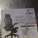 ELABEST X100 Ergonomic Mesh Office Chair with Footrest, Big and Tall Hone Desk Chair with 5D Flip-Up Arms, Adjustable 3D Lumbar Support,Gaming & Executive Computer Chairs for Long Hours(Midnight Mist)