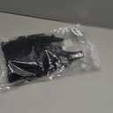 Sexy High Split Side Floral Lace Babydoll Lingerie Dress Set 2 Piece with Thong (Black), X-Large