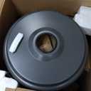 Amazon Basics 46,000 BTU Outdoor Propane Patio Heater with Wheels, Commercial & Residential, Slate Gray, with Water Tank, 32.1 x 32.1 x 91.3 inches (LxWxH)