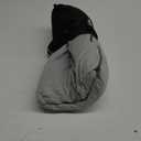 Vekkia Travel Pillow with Memory Foam, Portable and Compressible Camping Pillow with Washable Cover, Ergonomic Supportive for Sleeping, Ideal for Adults & Kids Travel, Hiking, Airplane, Car (Gray M)