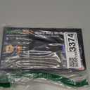 TREEGO 6 Mil Black Nitrile Gloves Large  Heavy Duty Disposable Latex & Powder Free, Chemical Resistant, Textured Grip for Industrial, Mechanic, Food Handling  100 Count