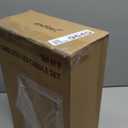 5" x 14" White Large Waterproof Outdoor Flameless Candles Battery Operated LED Flickering Pillar Candles with Remote and Timer for Indoor Outdoor Lanterns, Long Lasting, Set of 2