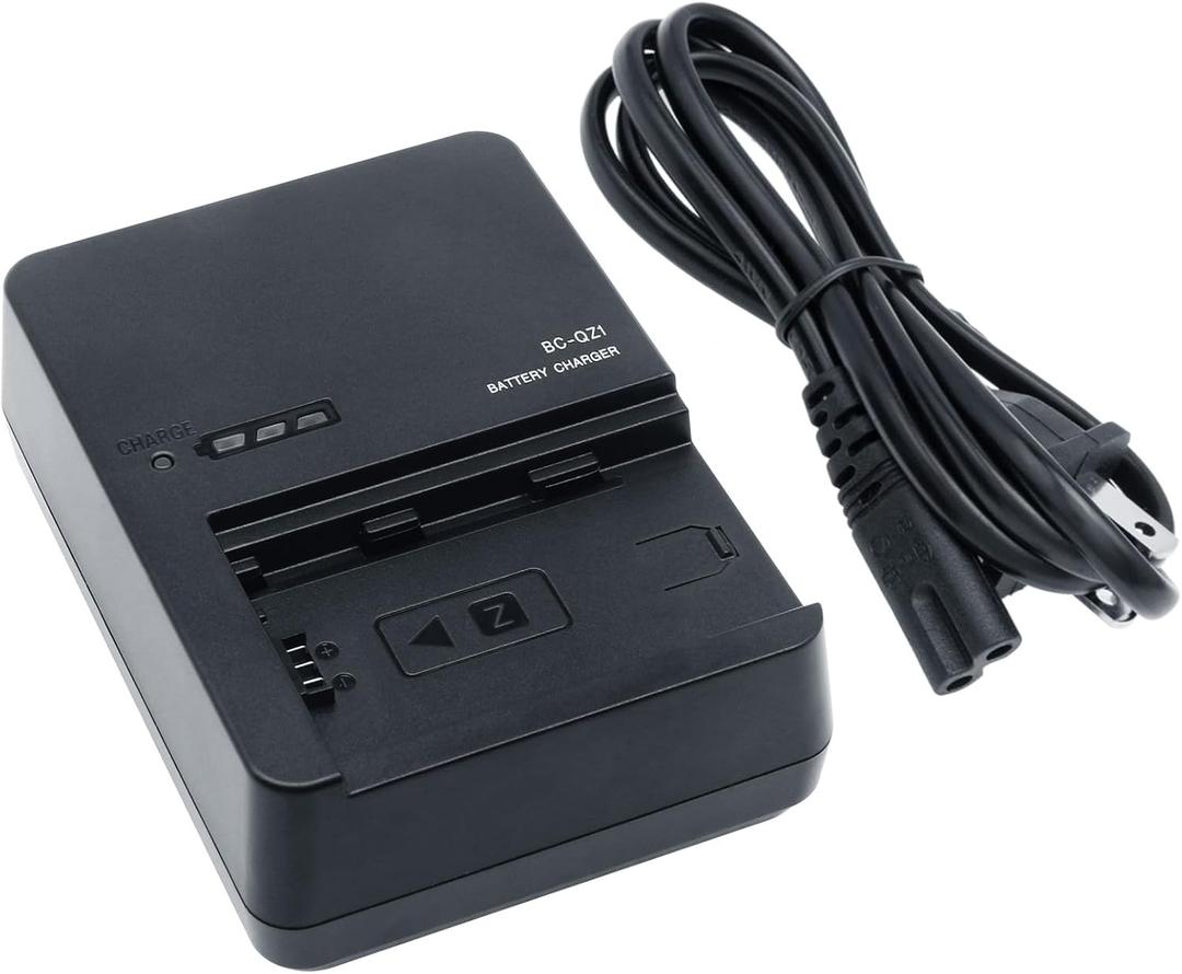 BC-QZ1 Battery Quick Charger for Sony NP-FZ100 Battery Compatible with Sony ZV-E1 FX3 FX30 A1 A1II A7C A7C II A7CR A7S A7S III A7R A7 IV A6600 A6700 A9 A9R A9S A9 III Digital SLR Cameras