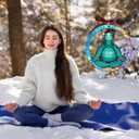 Yoga Christmas Ornament - Sea Turtle Meditating Zen Gifts for Women, Yoga Lovers, Instructors, Teachers, Mom, Friend - Meditation Acrylic Christmas Ornament