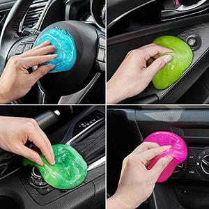 FiveJoy Car Cleaning Gels, 3-Pack Universal Auto Detailing Tools Car Interior Cleaner Putty, Dust Cleaning Mud for PC Tablet Laptop Keyboard, Camera, Printers, Calculator - 320g (2.8oz/pcs)
