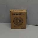 BESKAR USB Clip on Fan, Portable Small Fan with Cord Powered, 3 Speeds Strong Airflow, with Sturdy Clamp, Quiet Personal Desk Fan (Black)