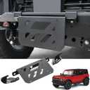 Mabett License Plate Bracket for Ford Bronco 2025 2024 2023 2022 2021 2/4-Door, No-Drilling License Plate Frame for Standard Plastic Bumper Bronco Accessories (Only for Stardard Plastic Bumper)