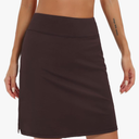 LouKeith 19" Knee Length Skorts Skirts for Women Tennis Skirts Athletic Golf Skorts Casual Workout Skirt with Shorts Pockets size M