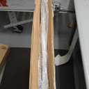 41'' Extra Tall Baby Gate for Large Dogs Pets Indoor No Jumping Over, 30-32.6'' Wide Heavy Duty Puppy Gate for Doorways, Pressure Mounted Metal Gate for Child Toddler No Tools Needed(White)