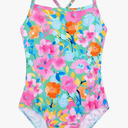 Belovance Girls Swimsuits One Piece Bathing Suit Crossback Straps Cute Toddler Kids Pool Beach Swimwear Quick Dry 4Year