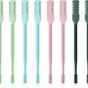 8PCS Nasal Hair Cutter for Women Men, 2026 Upgraded Portable 2-in-1 Nasal Hair Cutter Sticks Double Sided Nose Knife with Soft Cleaning Brush