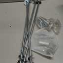 Ground Anchors Screw In - 24" Set of 4,6,8 with Brackets and Drill Bit - Earth Anchors - Mobile Home Anchors - Storage Shed Anchor Kit - Swing Set Anchors for Metal Swing Set - Playset Anchors - Ties