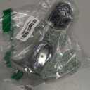 10L0L Golf Cart Bugle Horn, Retro Chrome Snail Air Horn for Yamaha, EZGO, Club Car | Loud & Classic Safety Horn | Universal Fit for Golf Carts, Bikes, Boats | Stainless Steel & Weatherproof (Silver)