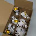 6 Pack Rechargeable Emergency Light Bulbs, Battery Powered Energy Efficient LED Light Bulb 6000K Daylight E26 120 Volt 9W 60W Equivalent with 1200mAh for Home Power Outage Camping Hurricane