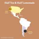 Spindrift Sparkling Water, Half Tea & Half Lemon Flavored, Made with Real Squeezed Fruit, 12 Fl Oz Cans, Pack of 24 (Only 5 Calories per Can)