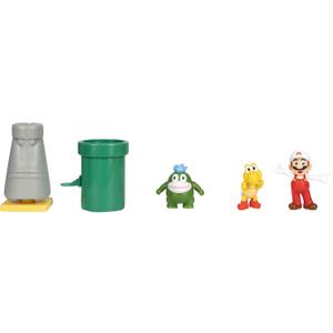Super Mario Action Figure Playset 2.5-Inch Desert Diorama Set