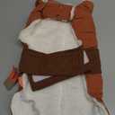 KYEESE Dog Coat Windproof Dog Coats for Small Dogs Soft Pet Sweater for Cold Weather Thick Pets Clothes with Pocket Warm Pet Winter Puffer Coat with Leash Hole Waterproof Dogs Jacket with Fleece Lined (X-Large, 09# Brown)