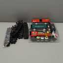 Kids Train Set, Christmas Train Set for Under The Trees, Electric Train Toys for Boys Girls with Steam Locomotive, Passenger Cars, Cargo Cars, Sounds & Lights, for 3-8 Years 