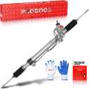 PHOBOOS Hydraulic Power Steering Rack and Pinion Assembly Compatible with Toyota 4Runner/FJ Cruiser & Lexus GX470 2003-2009 4.0L/4.7L. New Unit, Leak Resistance, Direct Fit, Ref. 26-2624