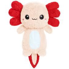 Axolotl Microwavable Unscented Heating Pad for Women and Kids Cute Soft Cozy Pillow Plush Heatable Warm Stuffed Animals  Kawaii Hot and Cold Plushie Food Toy  Axolotl Gifts for Girls and Boys