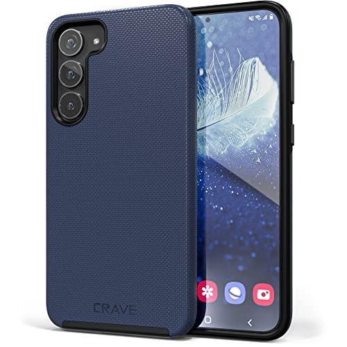Crave for Samsung Galaxy S23 Plus Case, Shockproof Protection Dual Layer Case for Samsung Galaxy S23 Plus (6.6 inch) - Navy