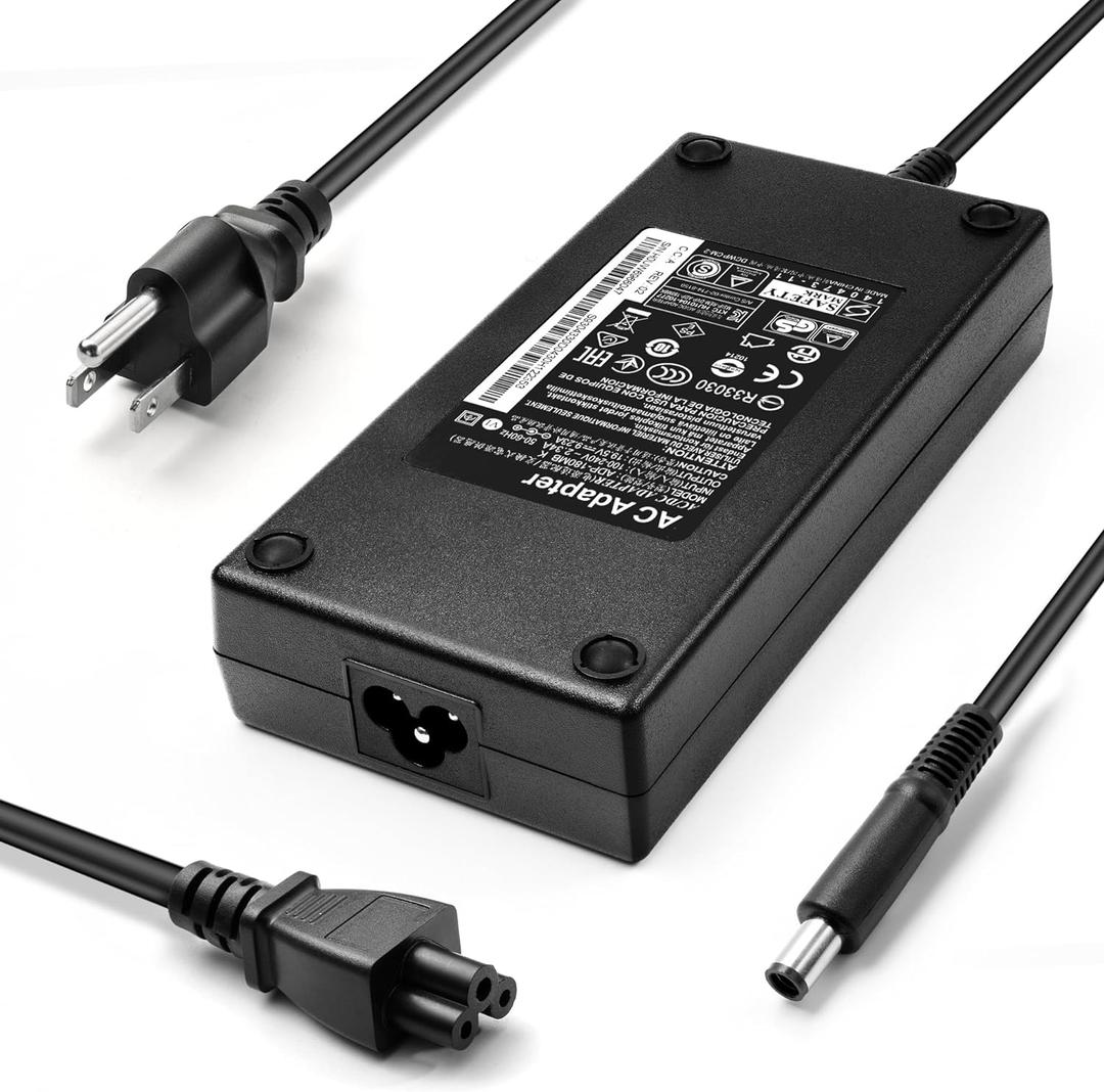 HNHTKJ 180W AC Charger Fit for Dell Dock WD19 WD22TB4 K20A001 TB16 D6000 D6000S Business Monitor Dock WD15 K17A001 Docking Station WD19 WD19S WD19TBS WD19TB K20A Docking Station Power Supply
