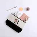 Initial Makeup Bag, Personalized Gifts for Women, Personalized Makeup Bag, Bridesmaid Gifts, Cosmetic bags for Women (Letter B)