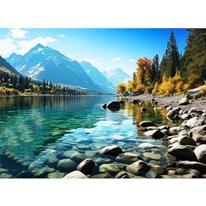 VOLUVOLU 500 Piece Puzzle for Adults, Jigsaw Puzzle,Glacier Park Jigsaw Puzzles 500 Pieces Birthday Party for Family Adults Funny Puzzle