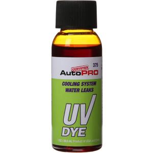 Certified A/C Pro Car Air Conditioner Leak Detector Dye, Leak Detection UV Dye for Cars and Radiators, 1 Oz, InterDynamics