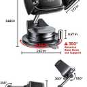 LISEN Suction Phone Mount for Car, [Ultra Suction & 95% Cases Friendly] Car Phone Holder Mount Vacuum Dashboard Phone Holder, Car Cell Phone Holder for iPhone 17 16 15 14 Pro Max Air Galaxy S26 S25
