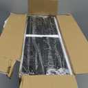 Expandable Microwave Stand, Heavy Duty 3-Tier Adjustable Microwave Oven Rack Shelf with 8 Hooks & 2 Holders, Space-saving Kitchen Counter Shelf for kitchen organizers and storage, 200lbs Capacity (Black)