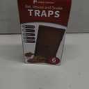 LULUCATCH Super Glue Traps 6 Pack for Mice & Snakes, Larger, Heavier Sticky Traps with Non-Toxic Glue. Sticky Mouse Traps Indoor, Easy to Set, Pet Safe Pest Control