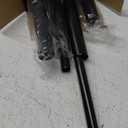 Whitmor Adjustable Rolling Clothes Organizer Chrome Garment Rack, Black and Silver