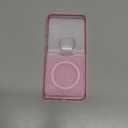 Halokin for Samsung Galaxy Z Flip 7 Case Magnetic, Z Flip7 with Ring, [Compatible with MagSafe] Military Drop Protection, Glitter Bling Sparkly Slim Fit Hard PC Rugged Case for ZFlip 7, Glitter Pink