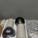 Leasgy 18.1'' Small Modern Touch Lamps for Nightstand Set of 2 with 3 Way Dimmable, Table Lamps for Living Room, Office, Bedside Lamps with Heavy Iron Base, Touch Switch, Bulb Included, Black