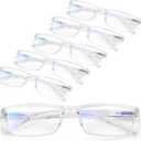 Gaoye Reading Glasses Men/Women, Eyeglasses, Blue Light Readers for Men/Women, Eye Glasses, Transparent, 2.25 x