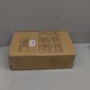 Alsonerbay Wooden Tea Box Tea Bag Holder Kitchen Storage Chest Box for Spice Pouches and Sugar Packets with 8 Compartments and Glass Window Walnut