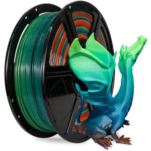 FLASHFORGE PLA Filament 1.75mm, 3D Printer Filament 1kg (2.2lbs) Spool, Dimensional Accuracy +/- 0.02mm, 3D Printing Filament Easy to Use and Fits for Most FDM 3D Printers (Rainbow) FLASHFORGE PLA Filament 1.75mm, 3D Printer Filament 1kg (2.2lbs) Spool, Dimensional Accuracy +/- 0.02mm, 3D Printing Filament Easy to Use and Fits for Most FDM 3D Printers (Rainbow)