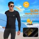 MEETYOO Compression Shirts for Men, UPF 50+ UV Swim Shirts, Long Sleeve/Short Sleeve Running Athletic Workout Rash Guard (XXL)