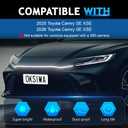 Sequential LED Middle Grille Light For 2025-2026 Toyota Camry SE/XSE, with Starting Animation, Dynamic Turn Signal,White Daytime Running Lights, Front Driving Hood Light
