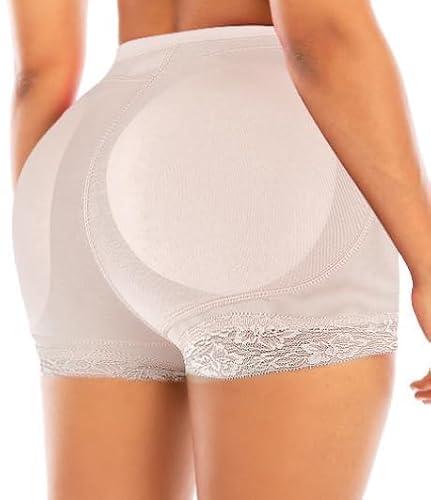 Vorcy Women Butt Pads Fake Butt Lifter Shapewear Padded Panties Hip Enhancer Pads Body Shaper Nude,M