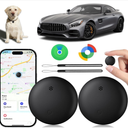 RGIMF GPS Tracker for Vehicles No Subscription, Car Tracker Tag for Android & iOS, Bluetooth Tracker Device Compatible with Apple Find My & Google's Find Hub for Keys, Luggage Wallet Car Kids Pets
