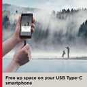 SanDisk 128GB Ultra Dual Drive Go USB Type-C Flash Drive, Black - SDDDC3-128G-G46