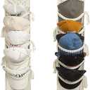 jontell Ball Cap Hanger-2 Pack-Boho Macrame Cap Holder Wall Hat Organizer for Baseball Cap Holder Over Door, Hat Rack for Wall, Cap Rack for Decoration and Display,