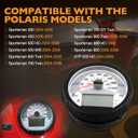 Speedometer Cluster Compatible with Polaris Sportsman 400, 450 500, 600, 700, 800, ATP 500 2004-2008, Gauge Cluster Replace#-3280431, 3280482, 3280528
