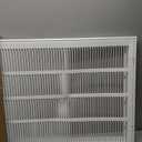 Fits 20x30 Duct Opening | Filter Included Steel Return Air Filter Grille by Handua [Removable Door] for 1-inch Filters | Vent Cover Filter Grill | White | Outer Dimensions: 22 5/8"W X 32 5/8"H
