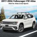 330Lbs Roof Rack Cross Bars Compatible with Volkswagen VW Atlas 2017-2026 (Not for Atlas Cross Sport), Heavy Duty Aluminum Roof Rails Top-Mount Crossbars Rooftop Cargo Carrier