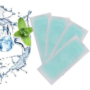 60 Sheets Fever Cooling Gel Patches, Cooling Forehead Strips Cooling Gel Sheet for Relieve Headache, Toothache Pain, Drowsiness, Fatigue, Refreshing, Sunstroke Blue